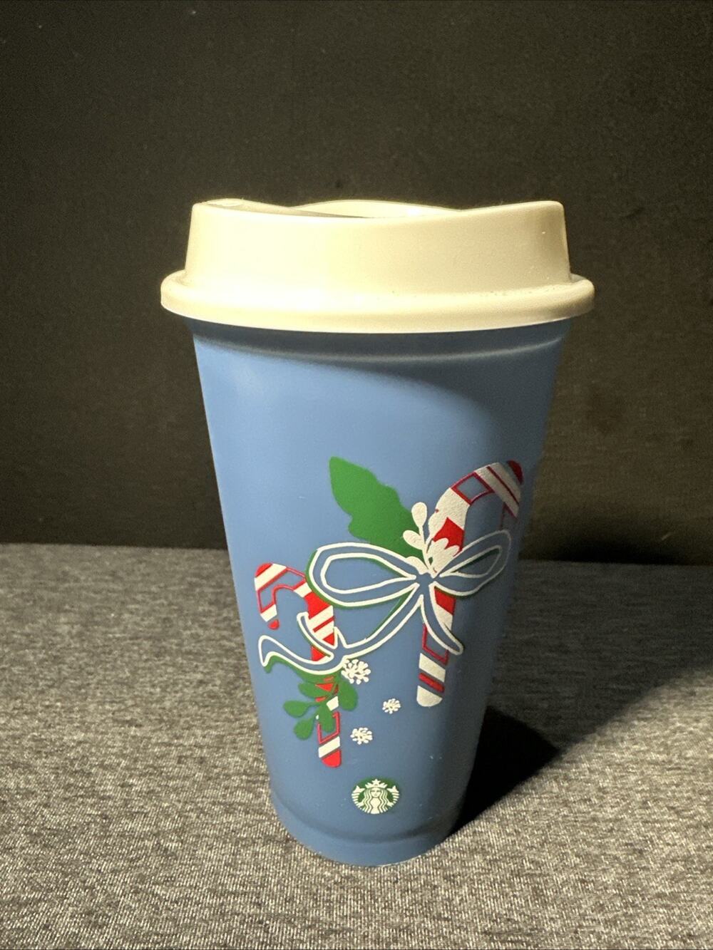 Starbucks 2021 Holiday Blue Color Changing Hot Cup 16oz Lid